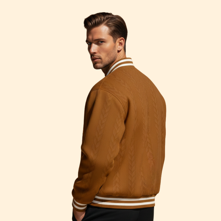 Men’s Structured Bomber Jacket
