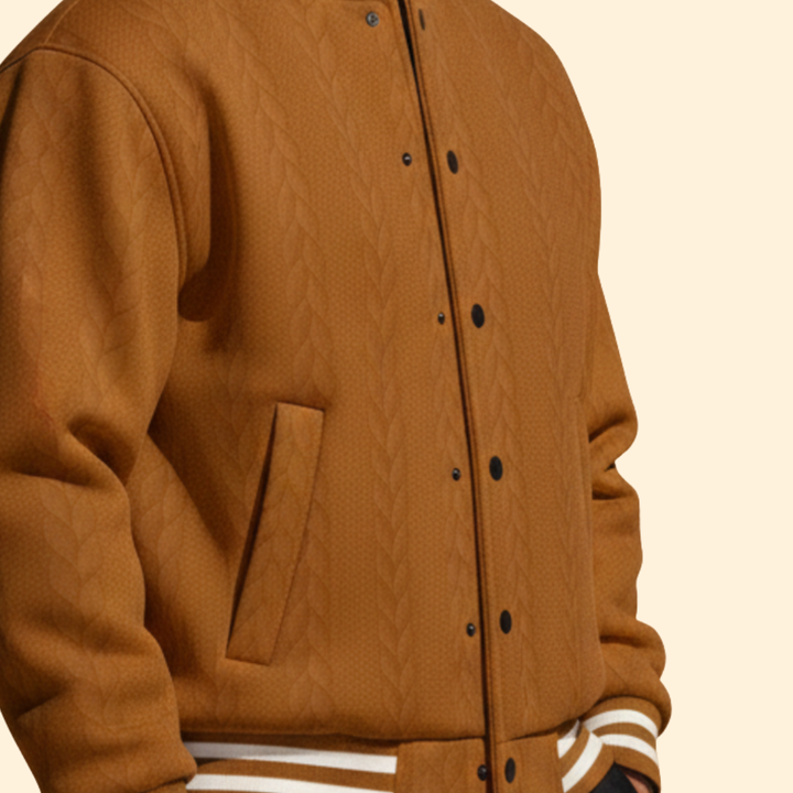 Men’s Structured Bomber Jacket