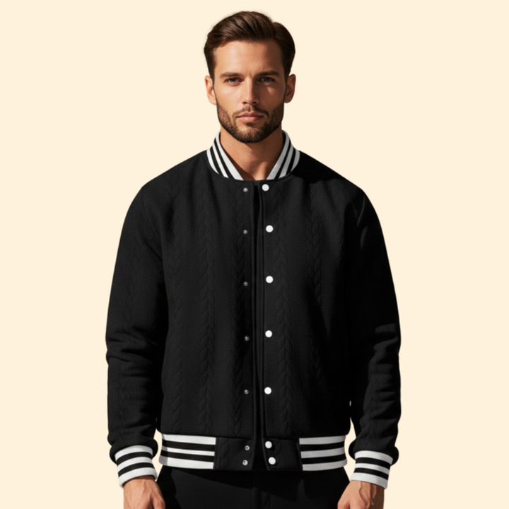 Men’s Structured Bomber Jacket