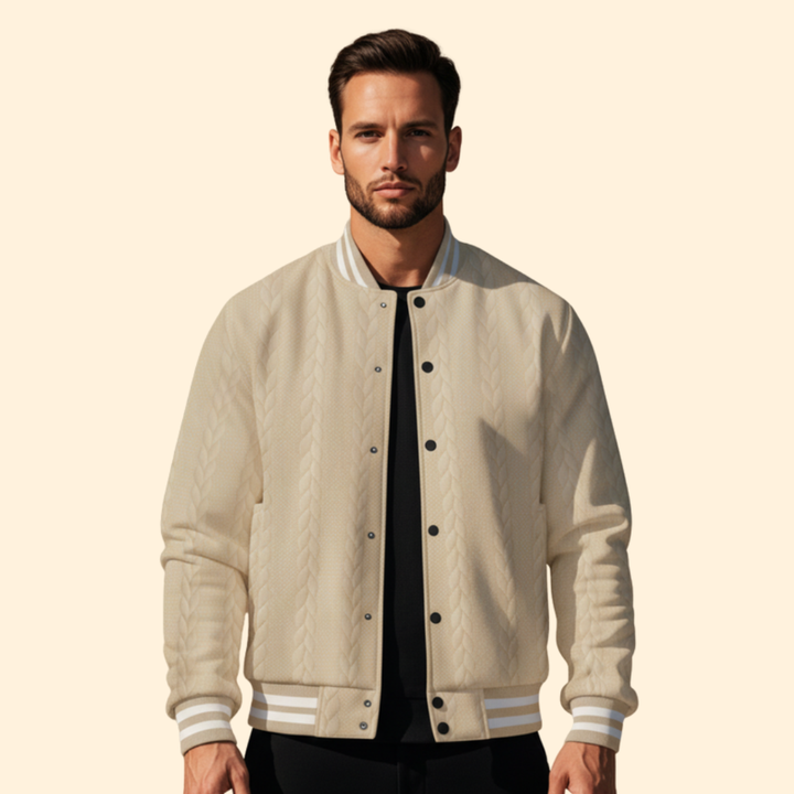 Men’s Structured Bomber Jacket