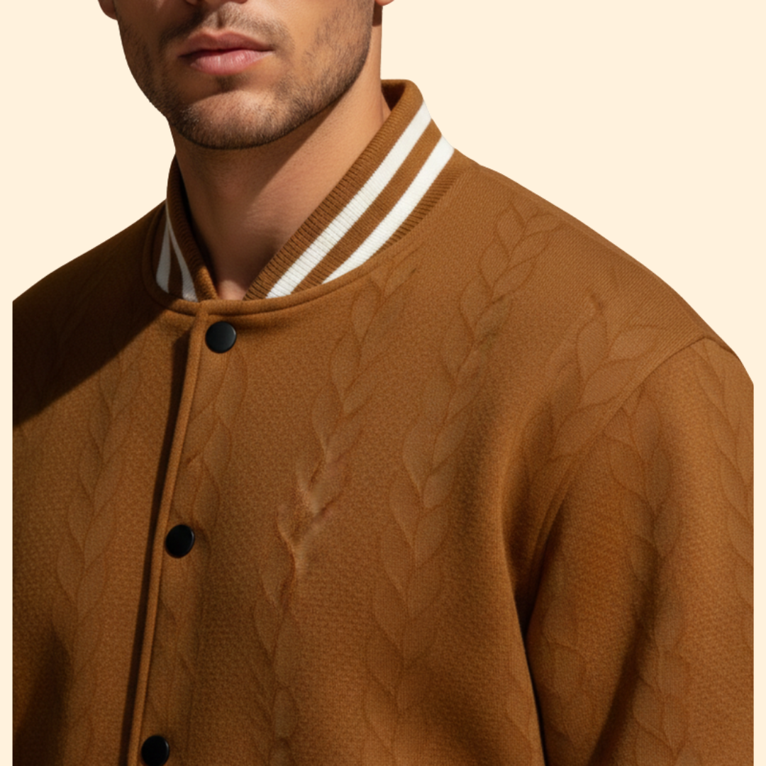 Men’s Structured Bomber Jacket