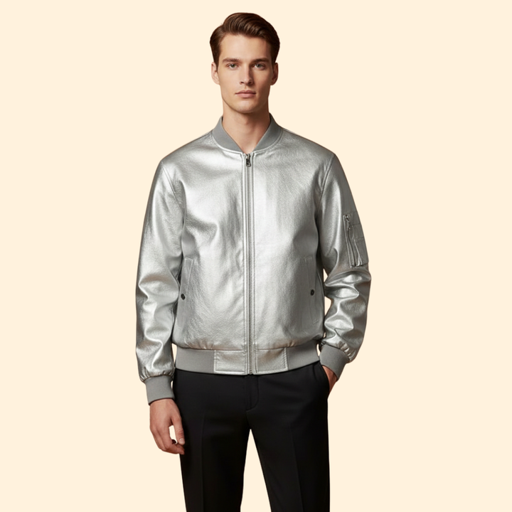 Men’s Vegan Bomber Jacket