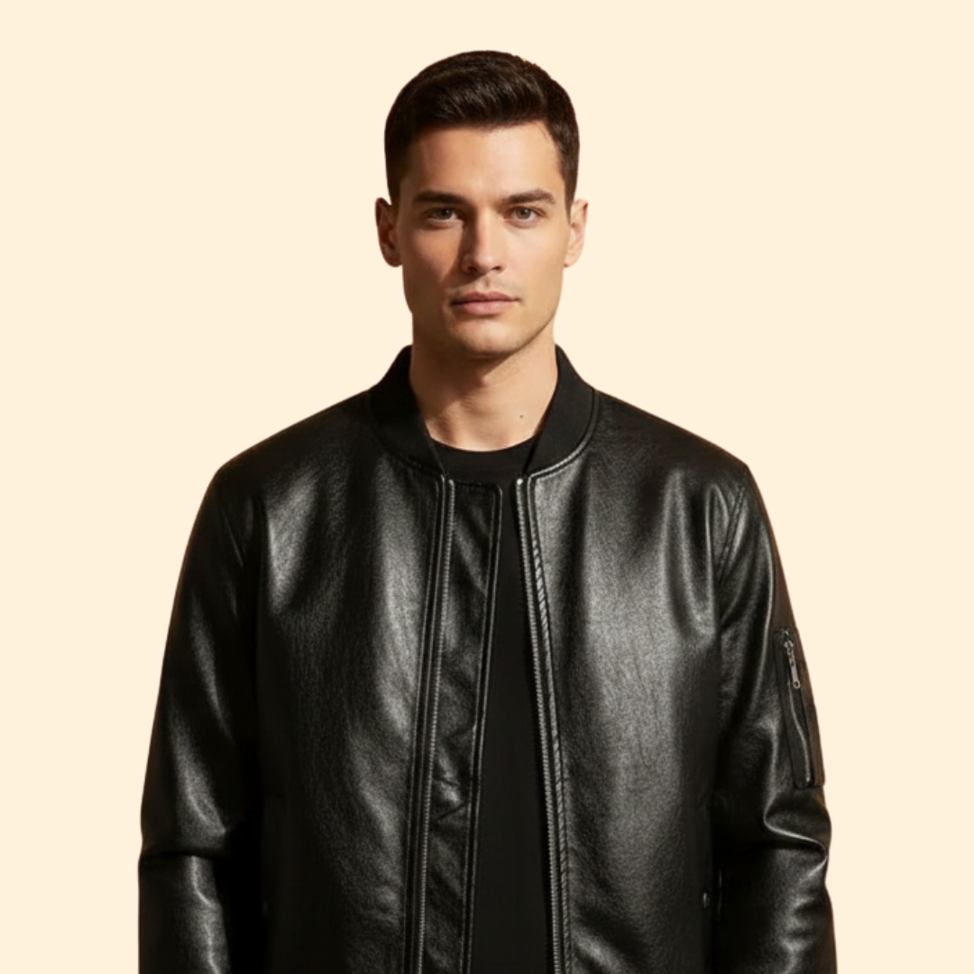 Men’s Vegan Bomber Jacket