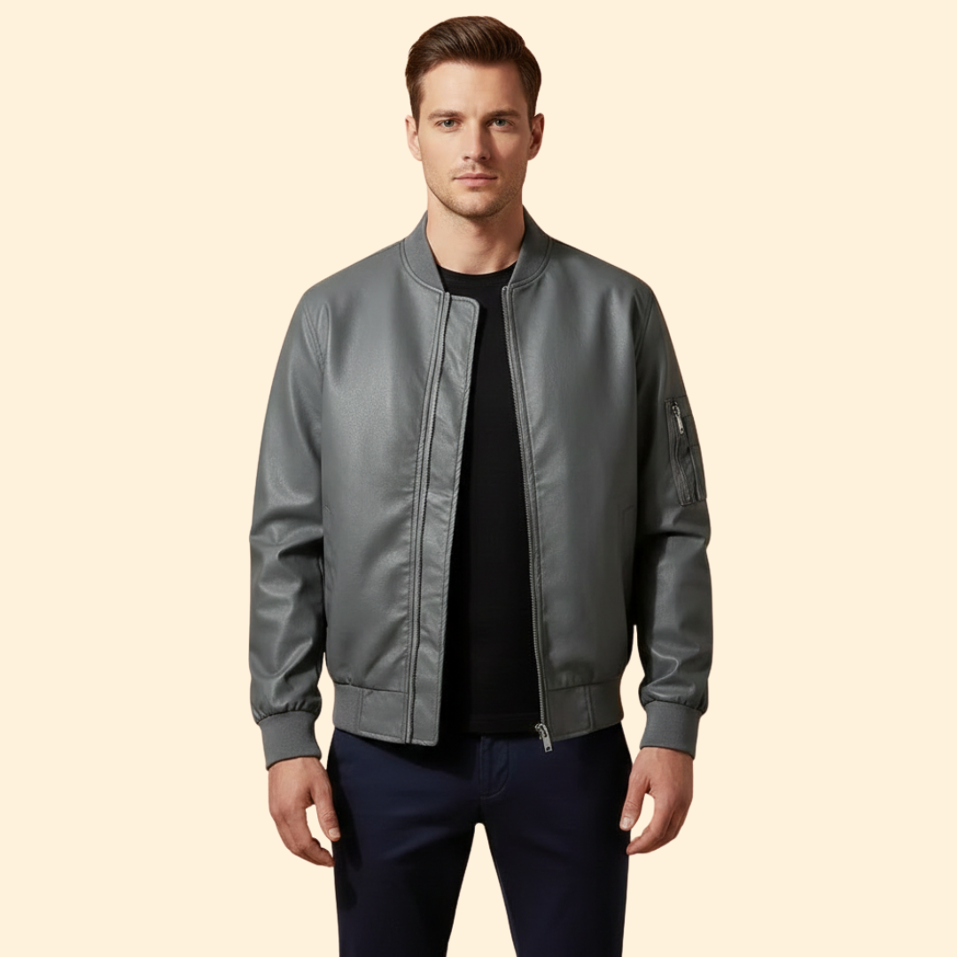 Men’s Vegan Bomber Jacket