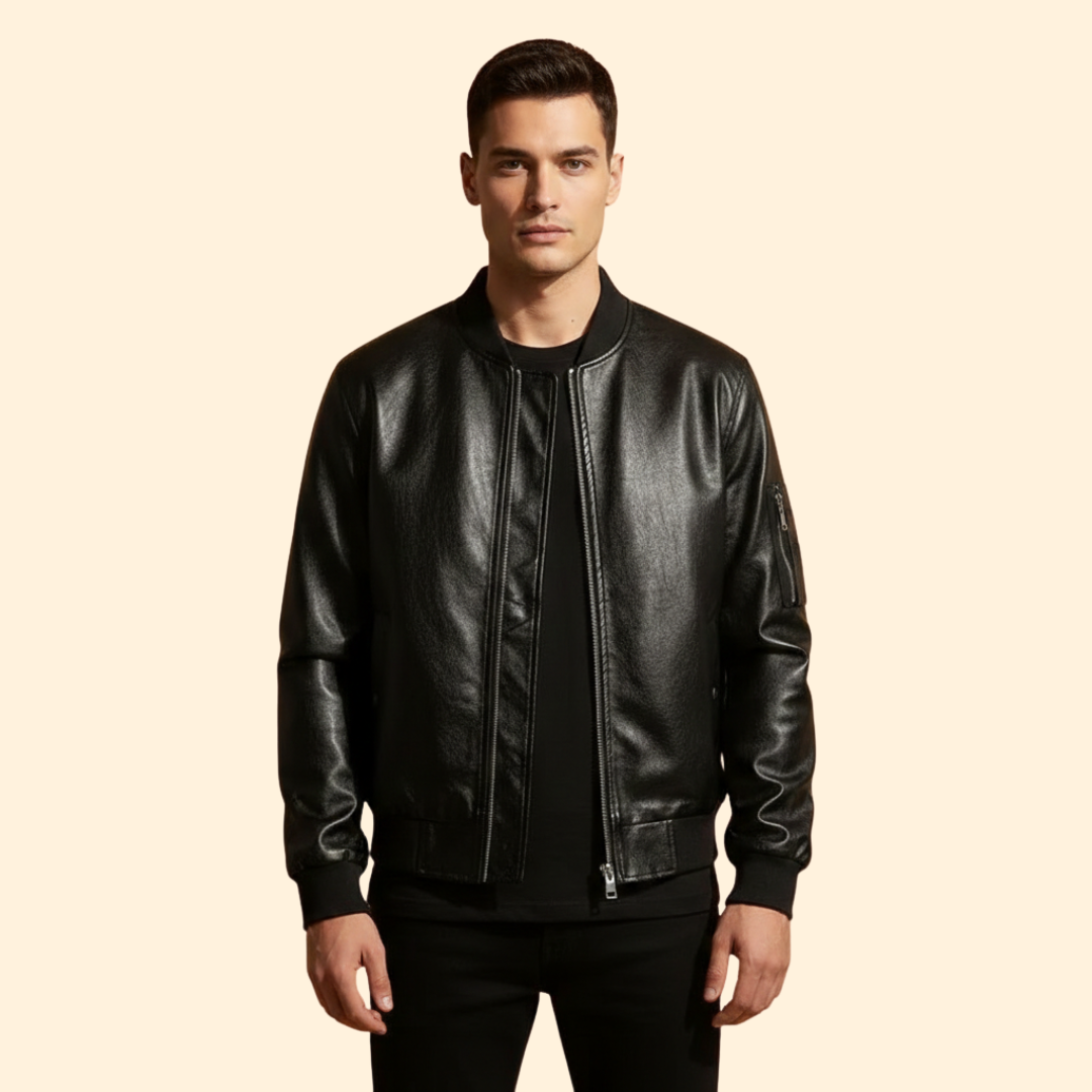 Men’s Vegan Bomber Jacket