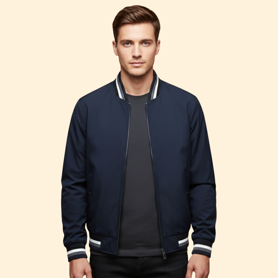 Men’s Zipped Bomber Jacket