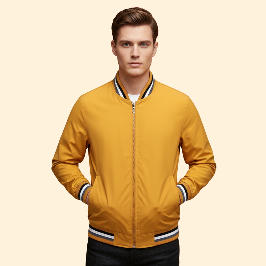 Men’s Zipped Bomber Jacket
