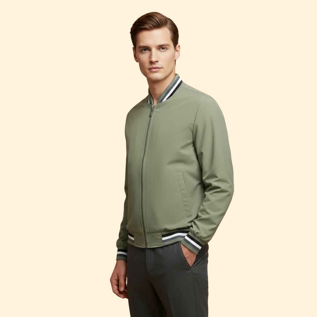 Men’s Zipped Bomber Jacket