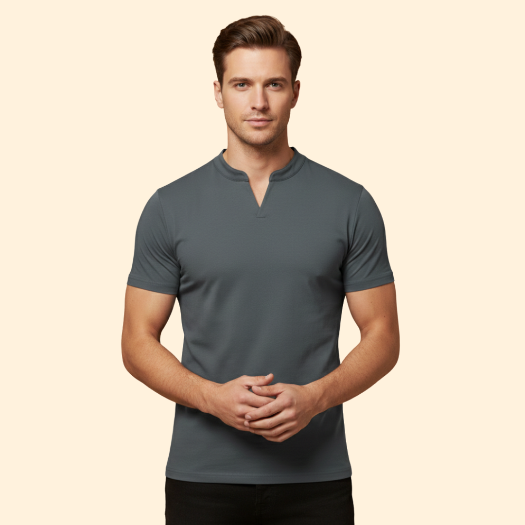 Men's Casual V-Neck Tee