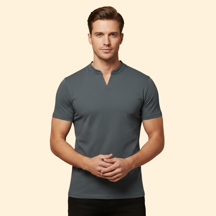 Men's Casual V-Neck Tee