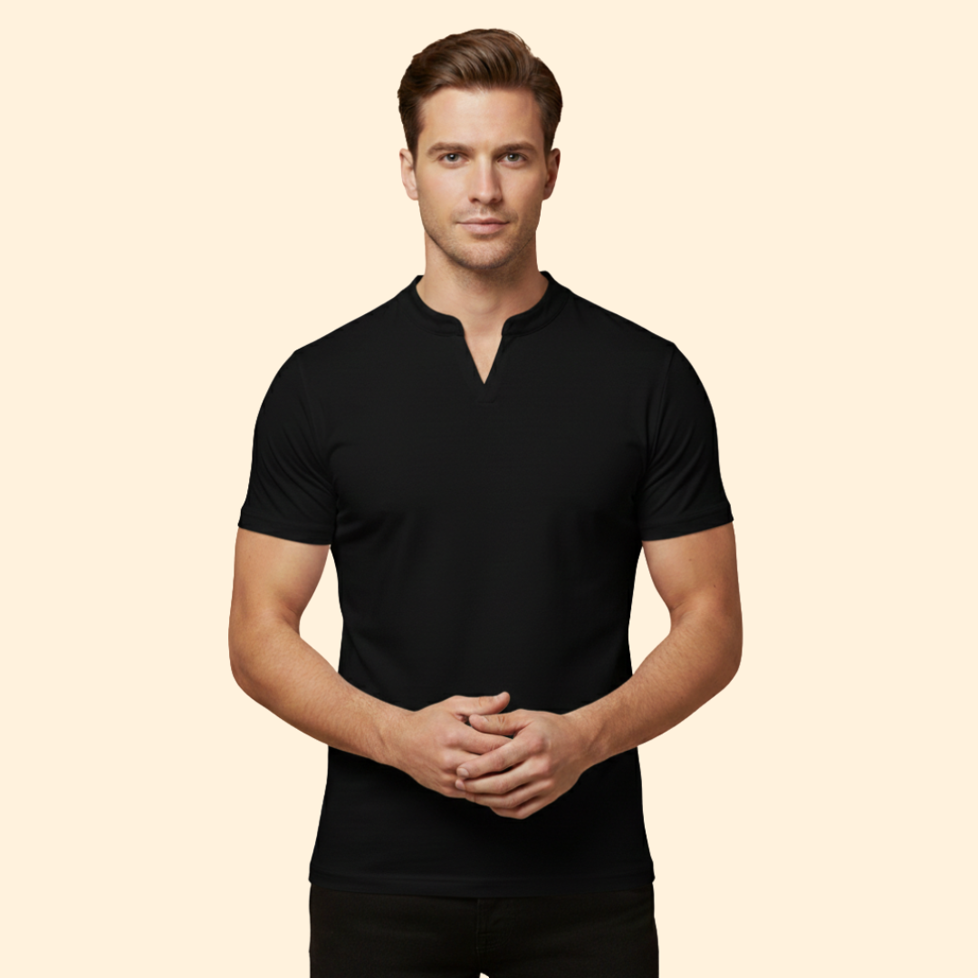 Men's Casual V-Neck Tee