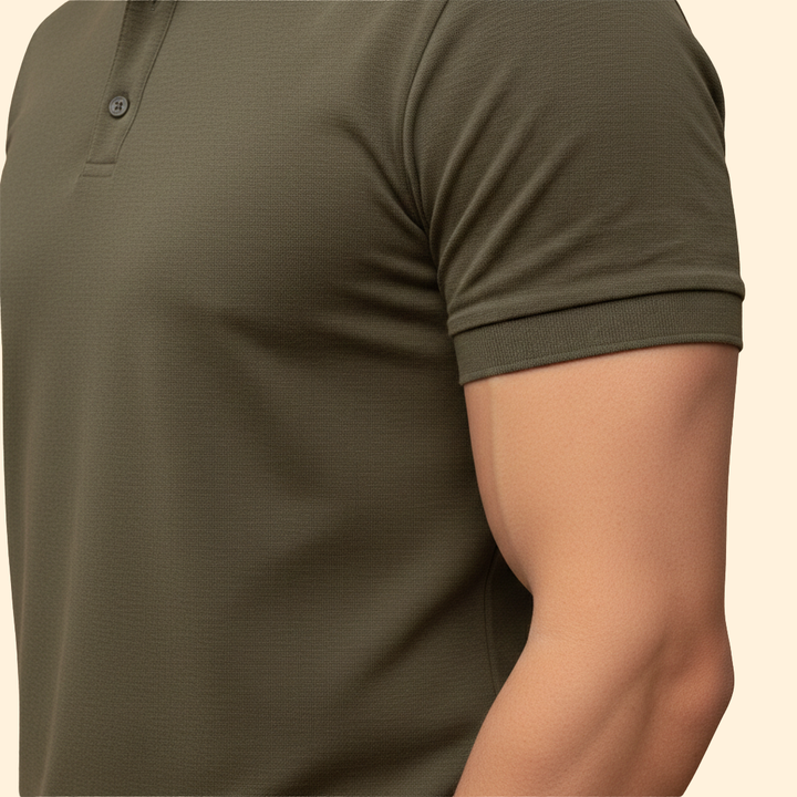 Men's Classic Henley Polo