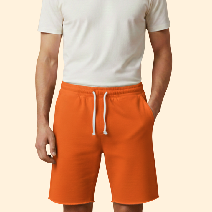 Men’s Distressed Drawstring Shorts