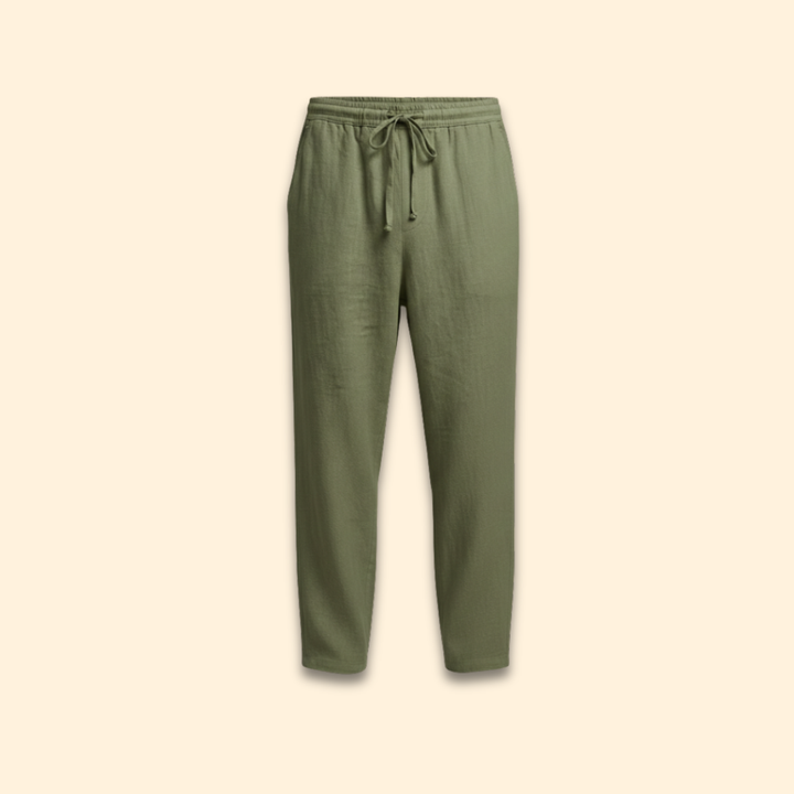 Men's Relaxed Linen Trousers