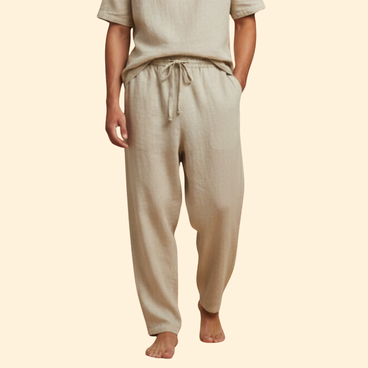 Men's Relaxed Linen Trousers