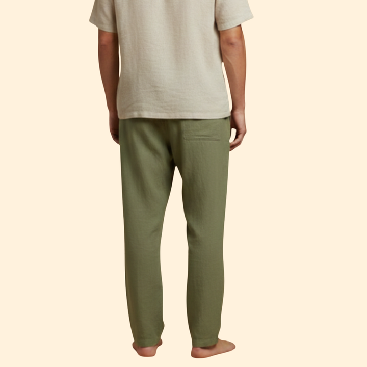 Men's Relaxed Linen Trousers