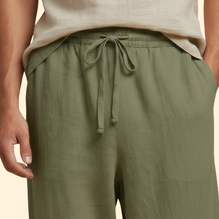 Men's Relaxed Linen Trousers