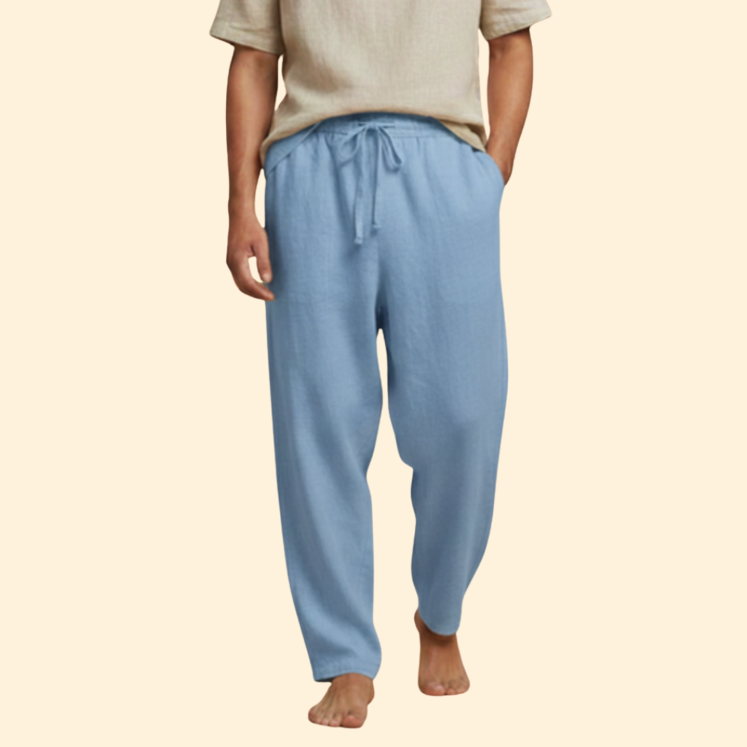 Men's Relaxed Linen Trousers
