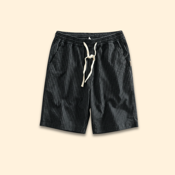 Men’s Striped Drawstring Shorts