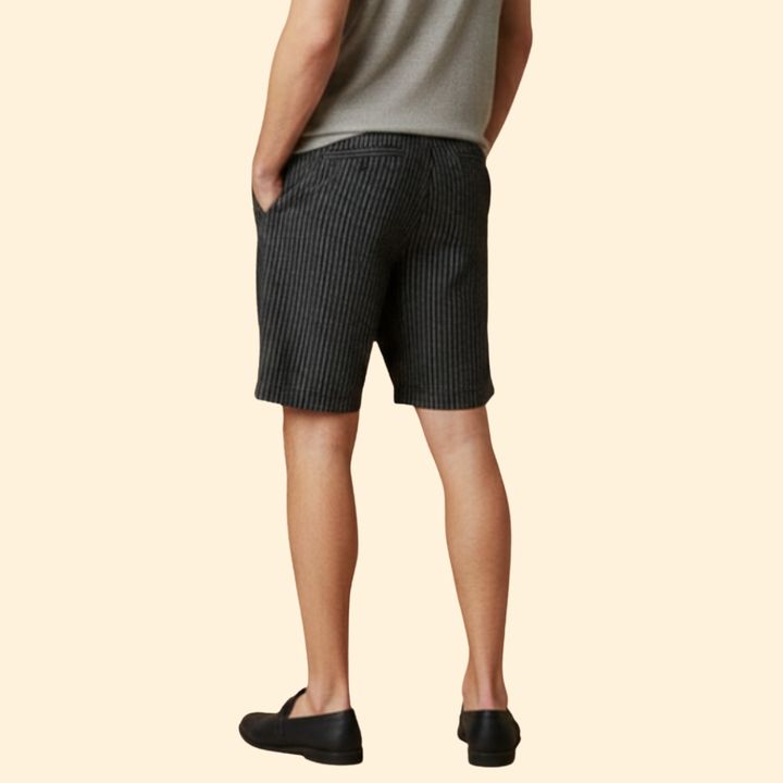 Men’s Striped Drawstring Shorts