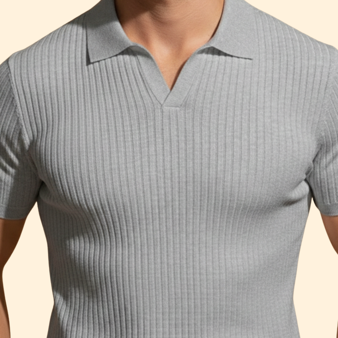 Men's Stylish V-Neck Polo