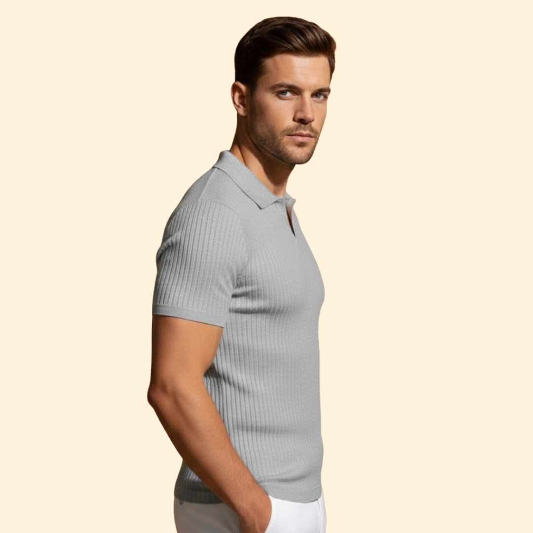 Men's Stylish V-Neck Polo