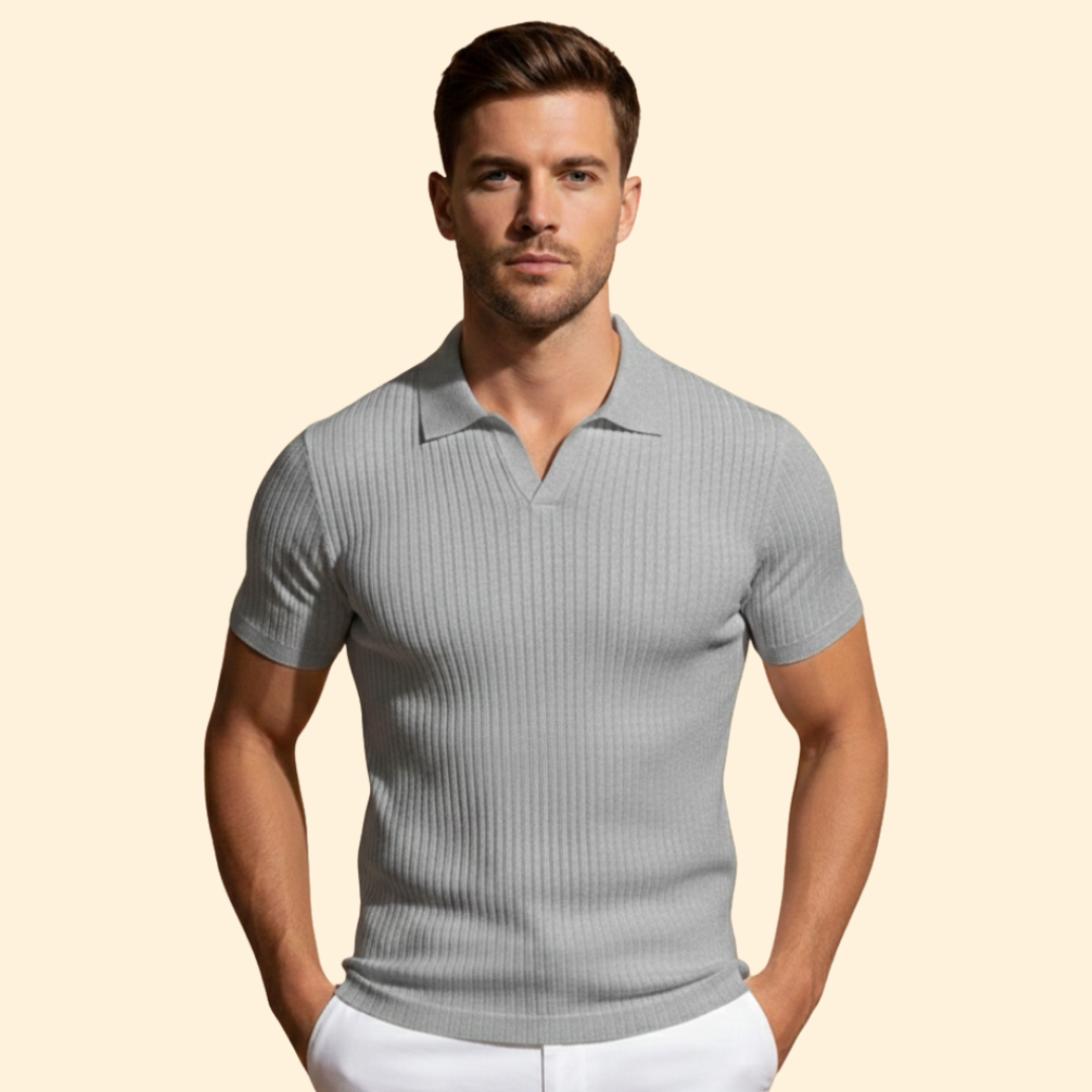 Men's Stylish V-Neck Polo