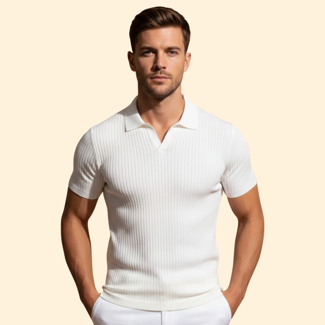 Men's Stylish V-Neck Polo