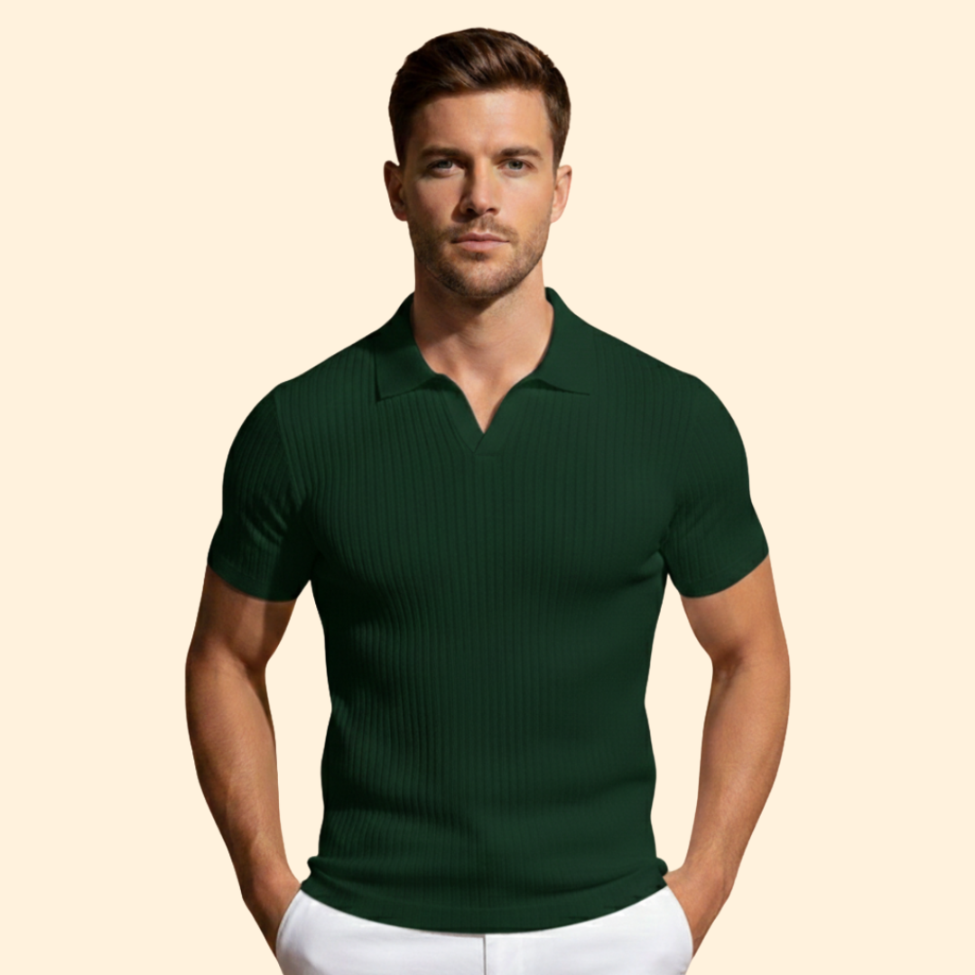 Men's Stylish V-Neck Polo