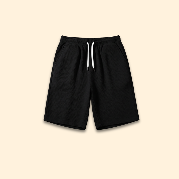 Men’s Textured Drawstring Shorts