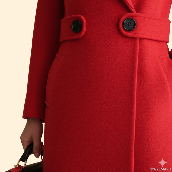 Mid Length Buttoned Coat