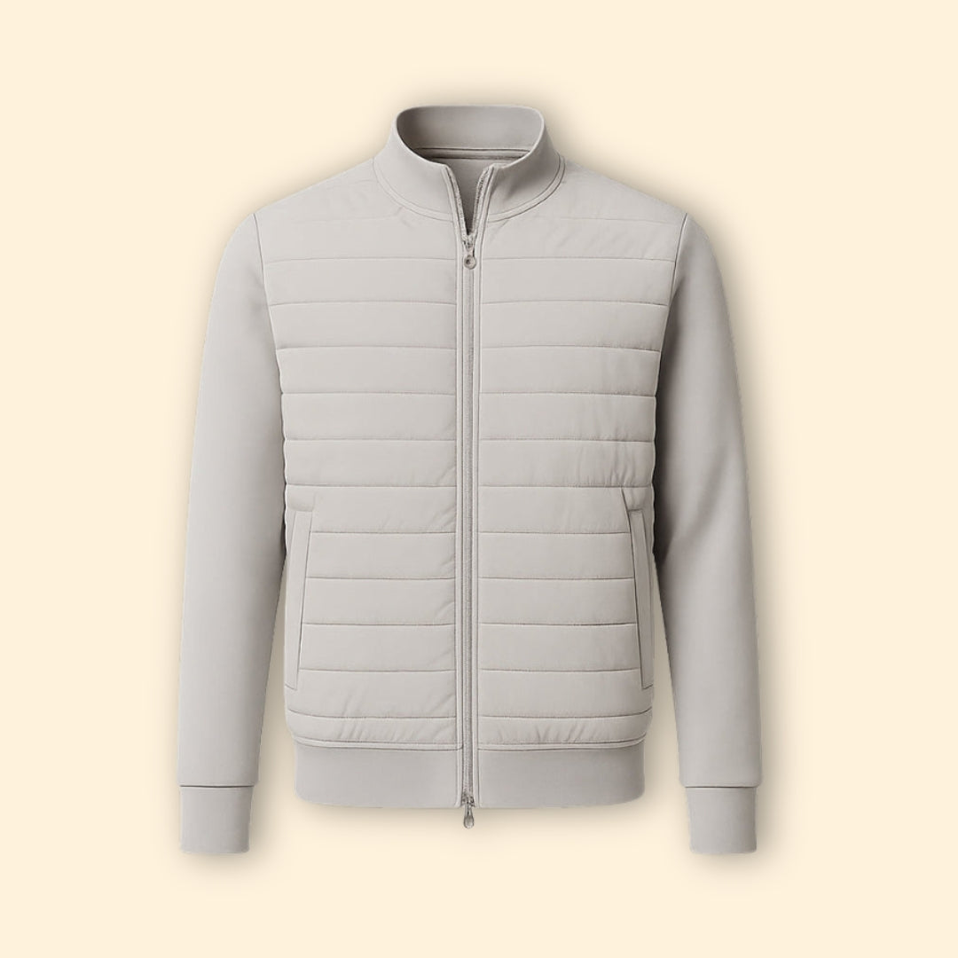 Modern Quilted Hybrid Jacket for Men