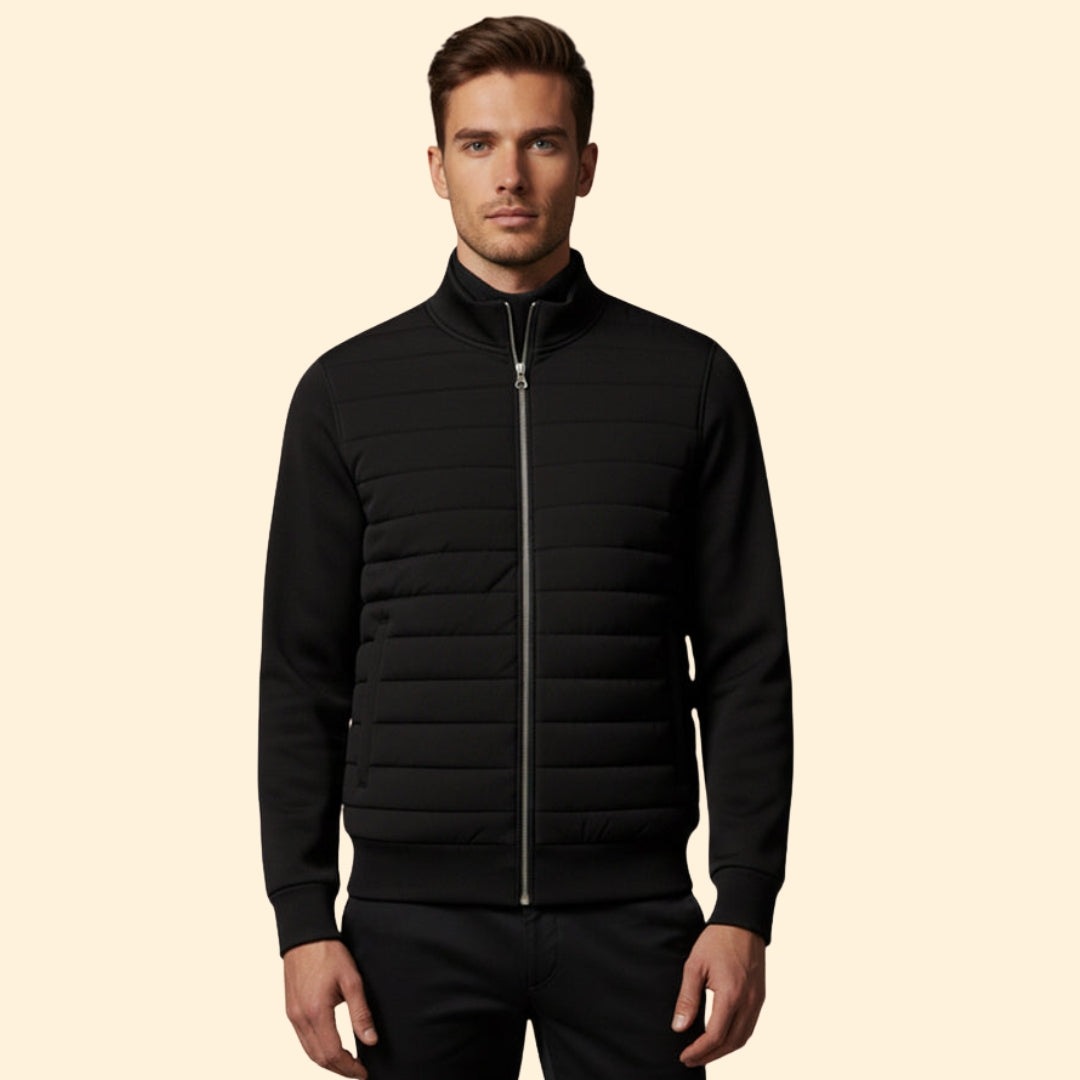 Modern Quilted Hybrid Jacket for Men