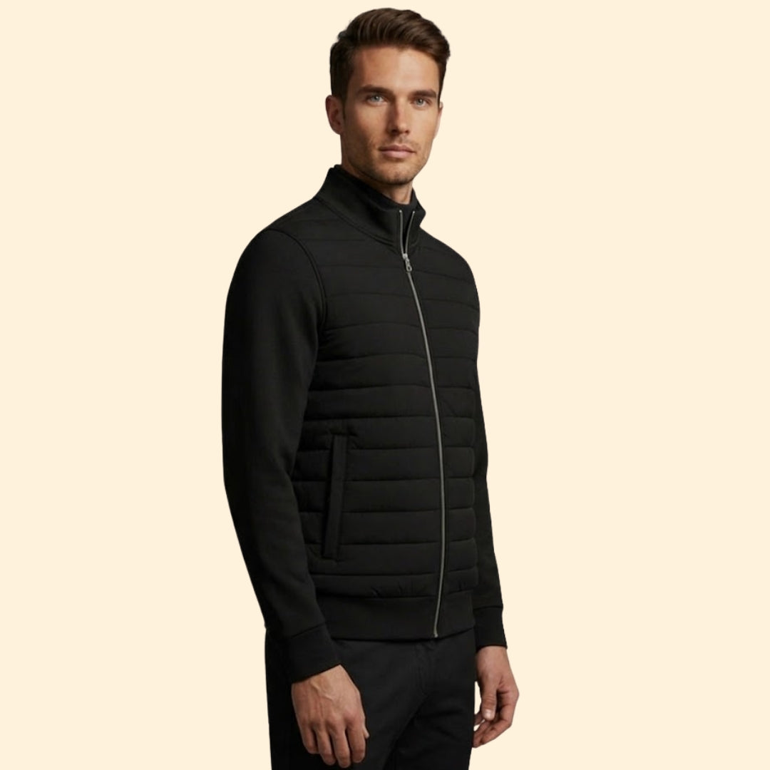 Modern Quilted Hybrid Jacket for Men