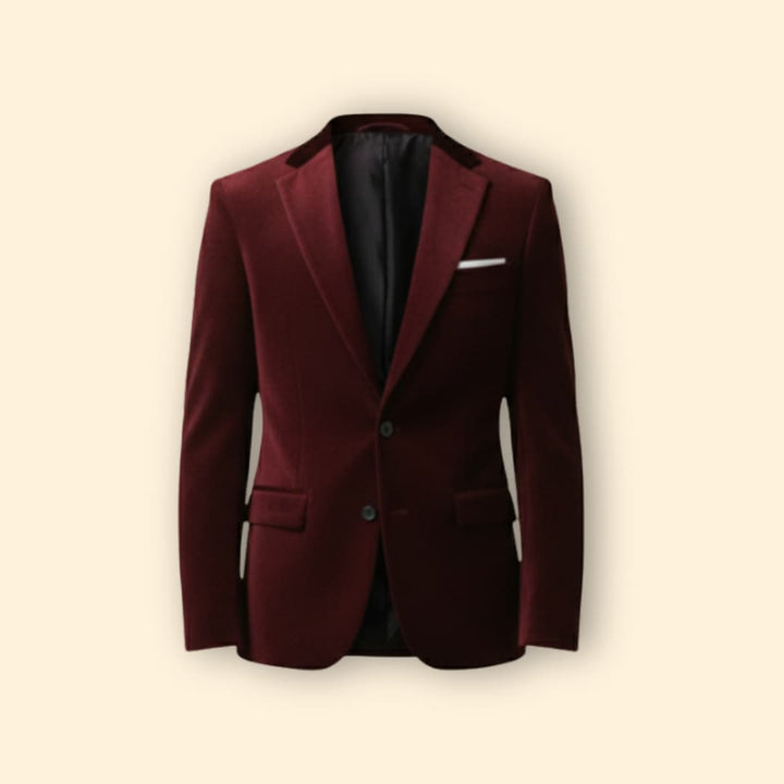 Refined Evening Velvet Blazer