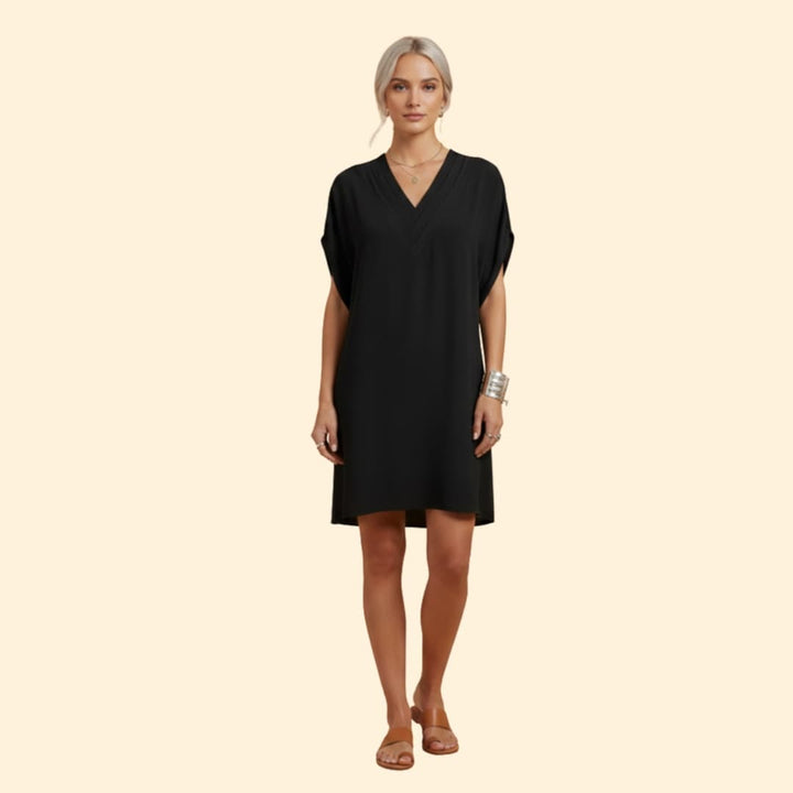 Women's Relaxed Summer V-Neck Dress