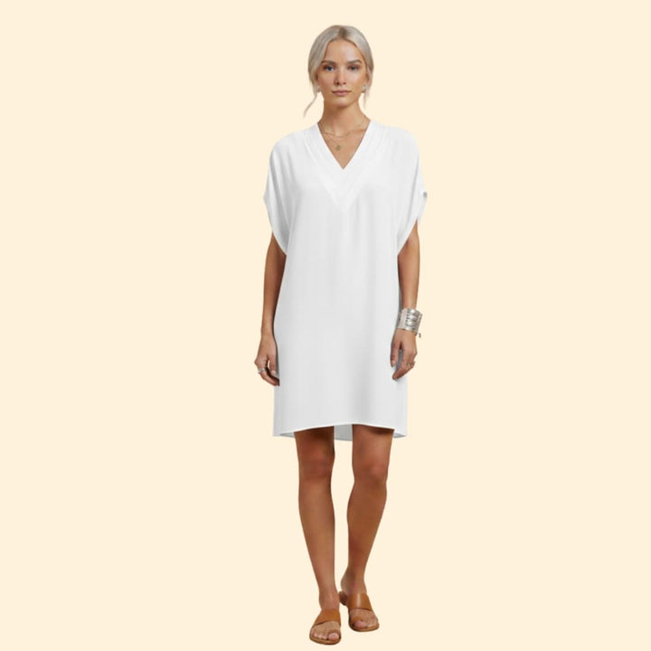 Women's Relaxed Summer V-Neck Dress