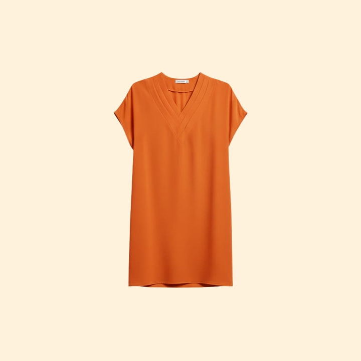 Women's Relaxed Summer V-Neck Dress