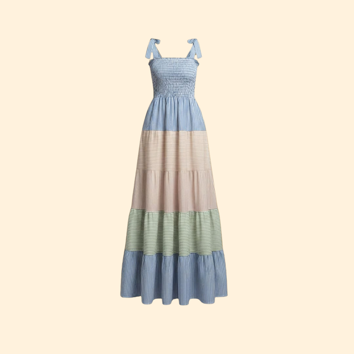 Smocked Tube Top Maxi Dress
