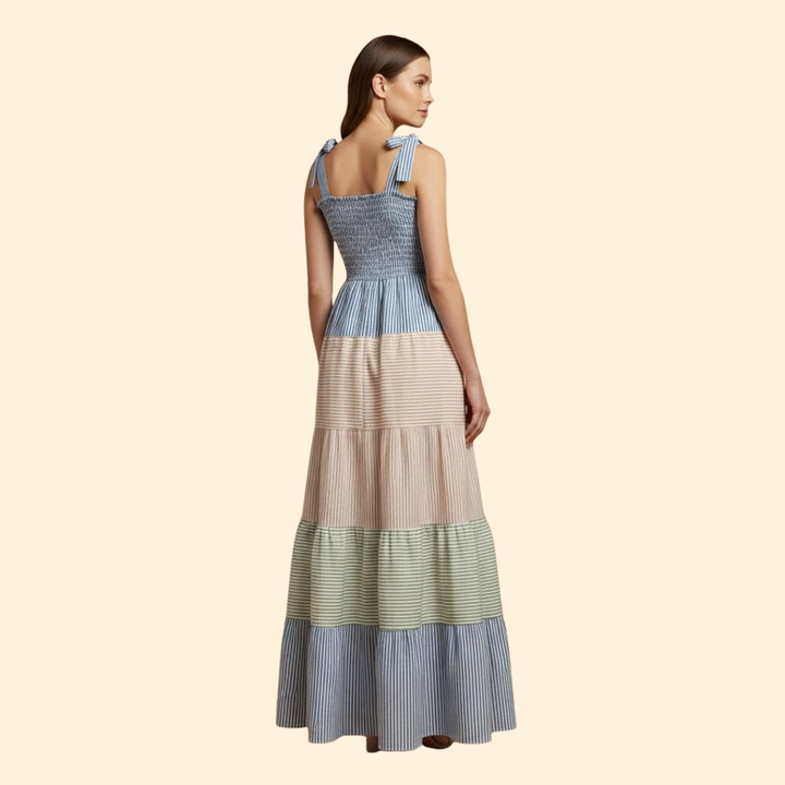 Smocked Tube Top Maxi Dress