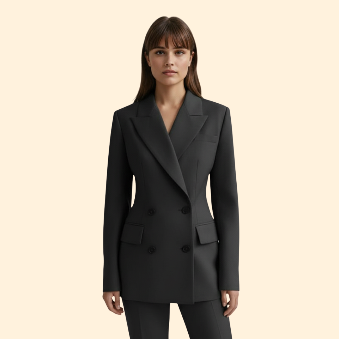 Structured Blazer with Clean Design