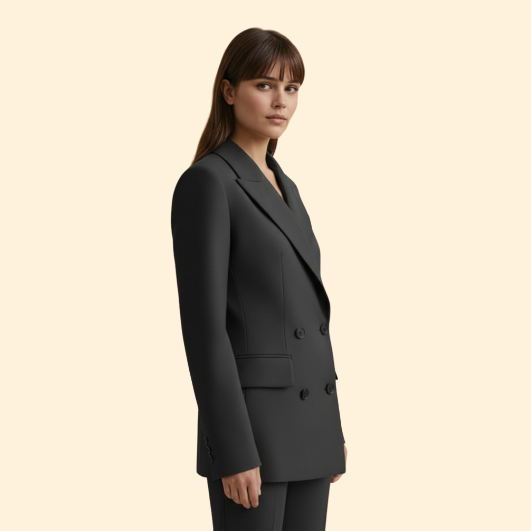 Structured Blazer with Clean Design