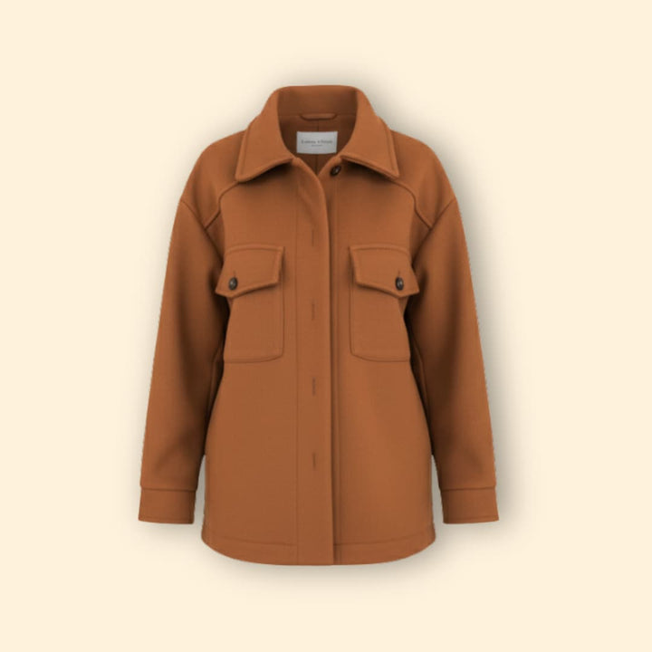 Structured Button Women’s Coat