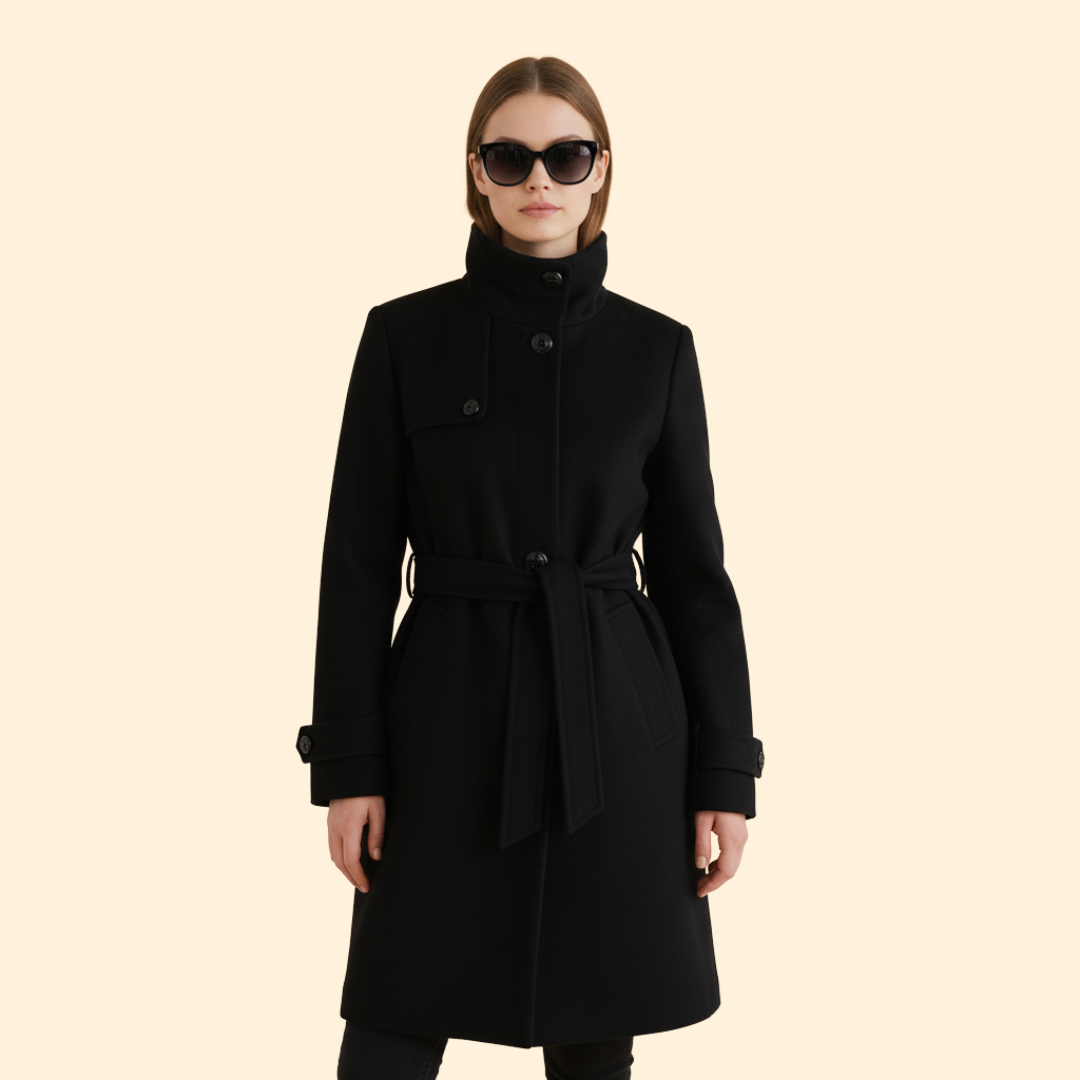 Structured Buttoned Coat