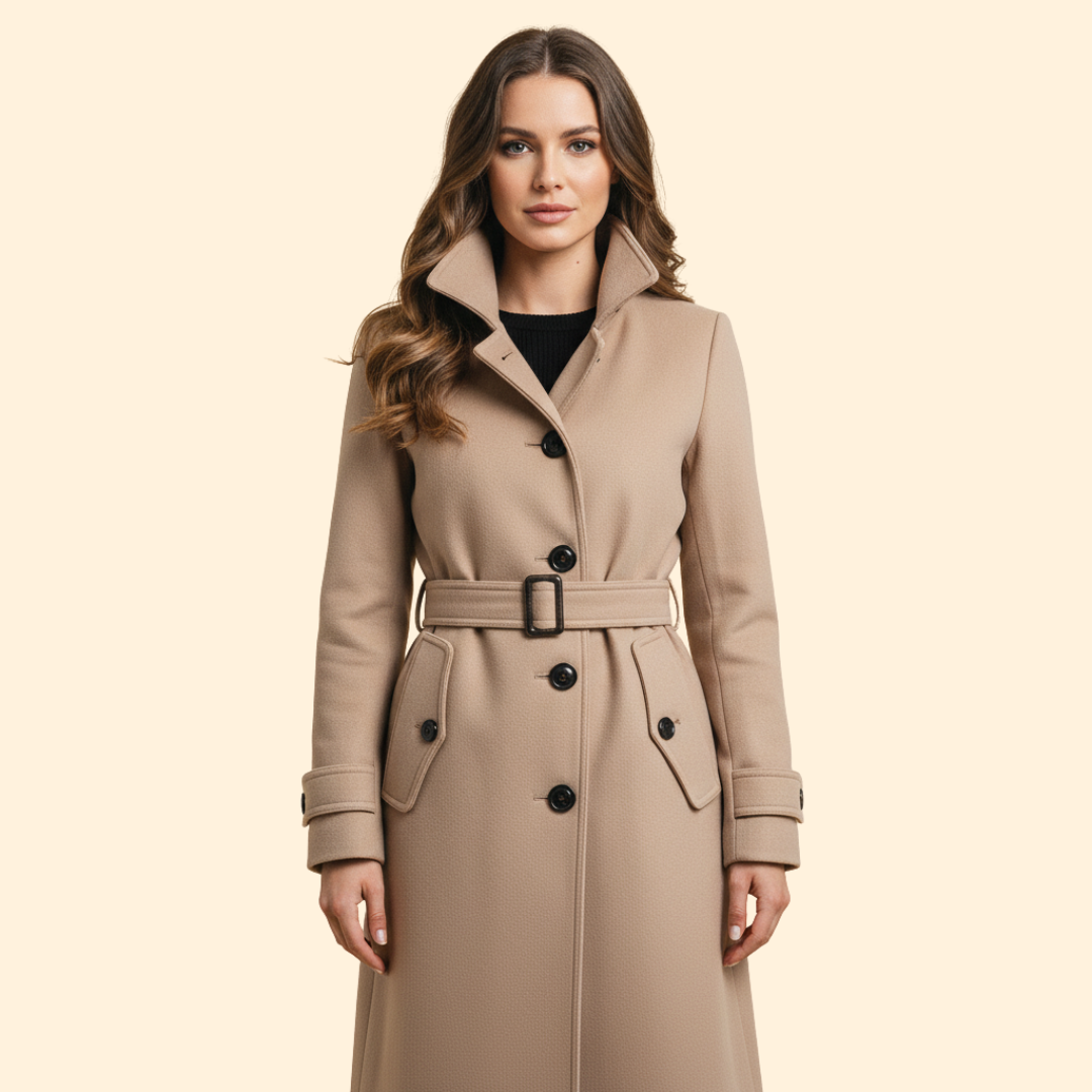 Structured Buttoned Coat