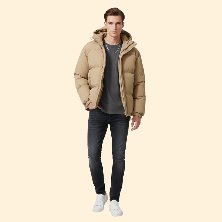 Men’s Puffer Hooded Coat