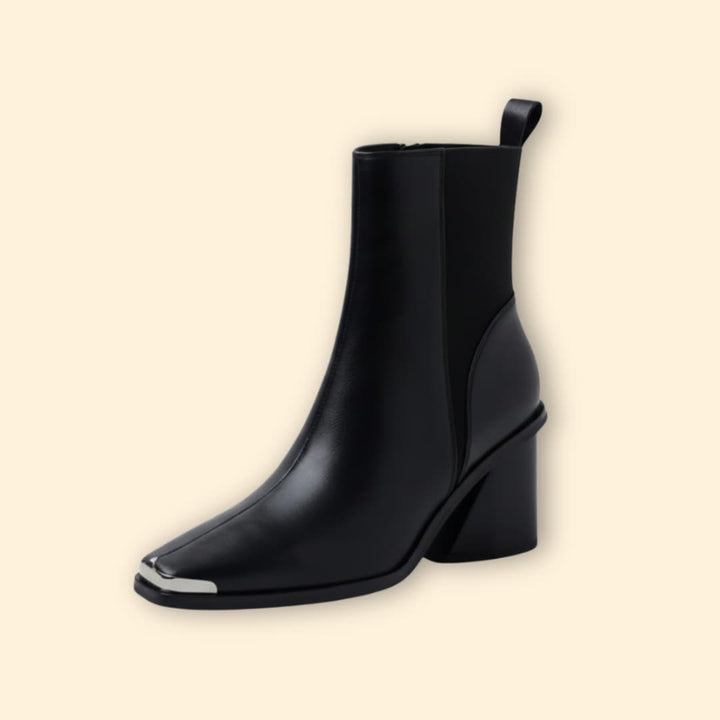 Women Ankle Boot with Side Zipper