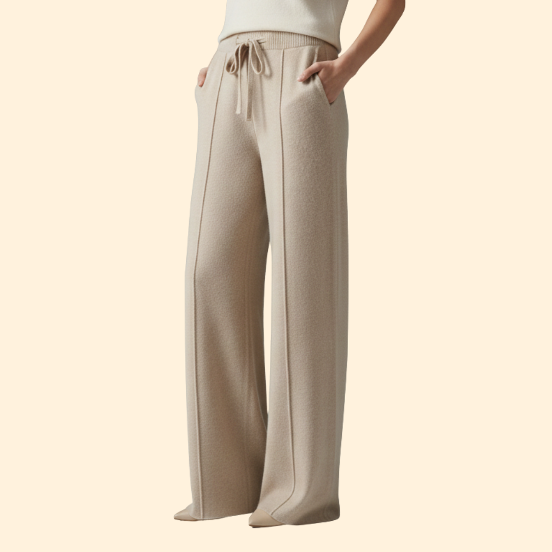 Women Lounge Pants with Adjustable Waist