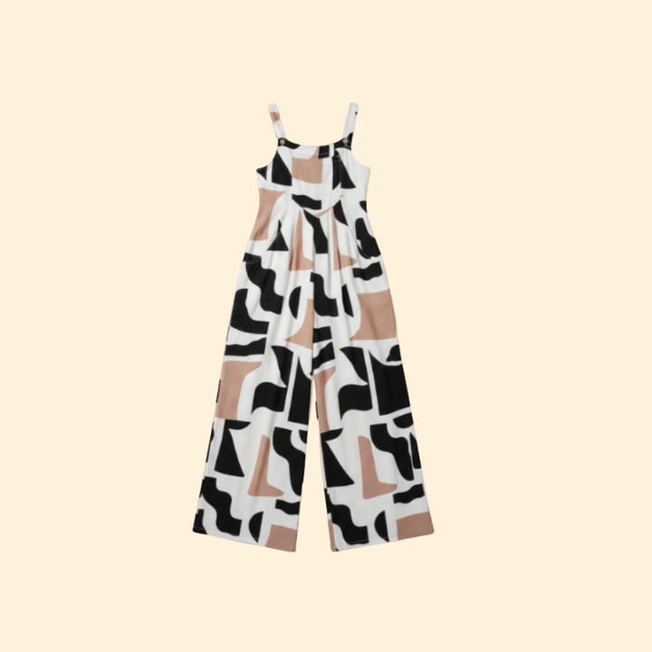 Women’s Abstract Print Jumpsuit