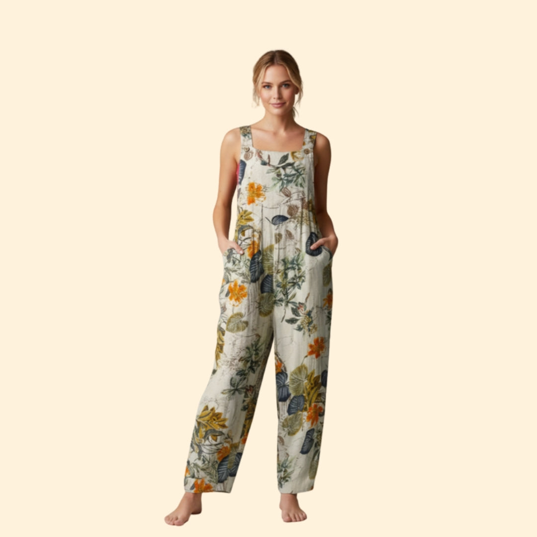 Women’s Abstract Print Jumpsuit